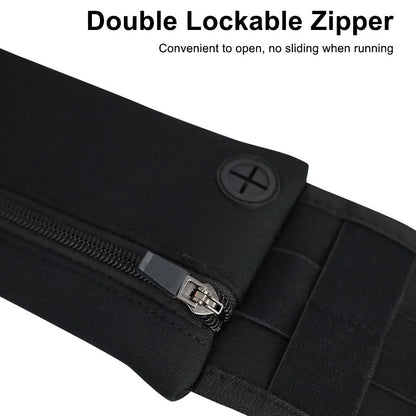 Running Waist Bag Fanny Pack / Hip Pack Pouch, Running Belt Jogging Pocket for Man Women Sports, Travel, Hiking, Money, Phone Holder